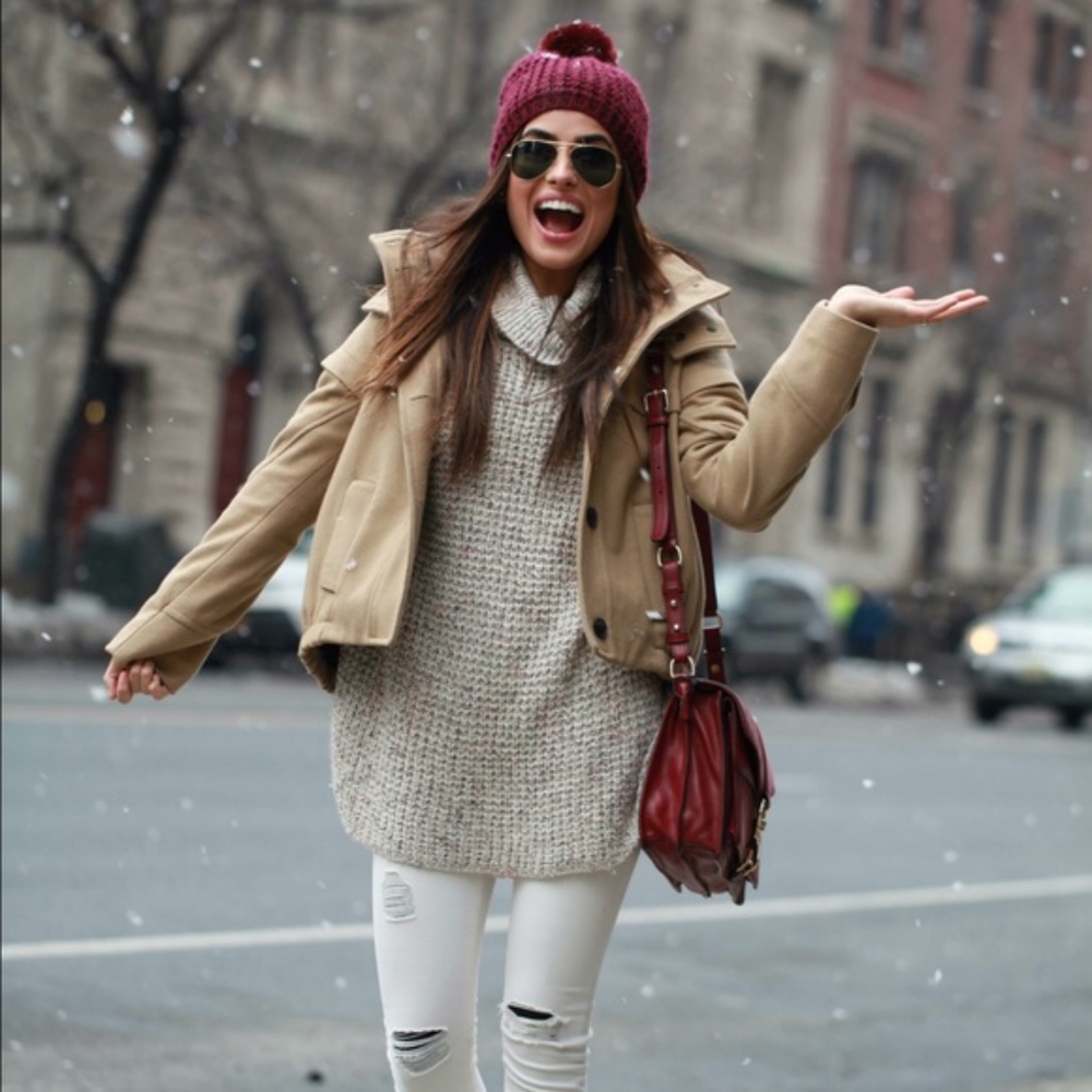 Free People Dylan Tweedy Turtleneck Pullover